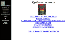 Desktop Screenshot of echidne-of-the-snakes.com